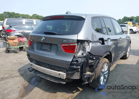 2013 BMW X3 xDrive28I из США, поврежденный, VIN 5UXWX9C59D0D09071